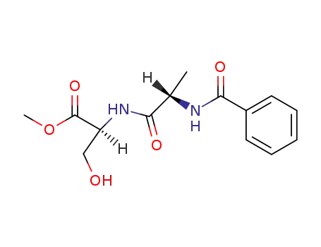 Molecular Structure of 79113-33-0 (L-Serine, N-(N-benzoyl-L-alanyl)-, methyl ester)