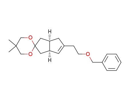 (3'aR-(3'aα,6'aα))-3',3'a,4',6'a-tetrahydro-5'-[2-(phenylmethoxy)ethyl]spiro[5,5-dimethyl-1,3-dioxan-2,2'-(1'H)-pentalene]