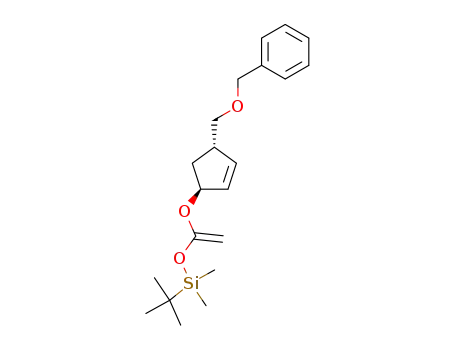 [(1S)-trans-1-(4-Benzyloxymethylcyclopent-2-en-1-yloxy)ethenyloxy] tert-butyldimethylsilane