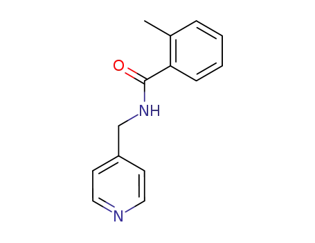 Molecular Structure of 64095-81-4 (Benzamide, 2-methyl-N-(4-pyridinylmethyl)-)