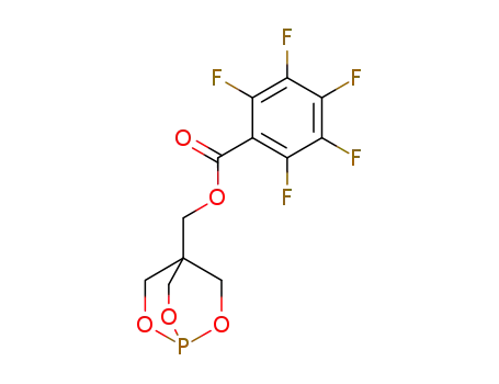 2,3,4,5,6-Pentafluoro-benzoic acid 2,6,7-trioxa-1-phospha-bicyclo[2.2.2]oct-4-ylmethyl ester