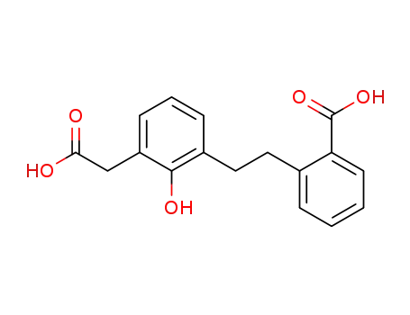 3-<2-(2-carboxyphenyl)ethyl>-2-hydroxyphenylacetic acid