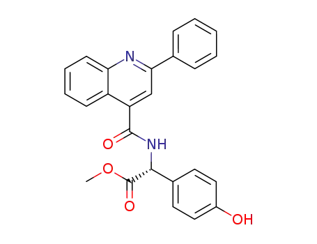 (R)-N-[α-(methoxycarbonyl)-4-hydroxybenzyl]-2-phenylquinoline-4-carboxamide
