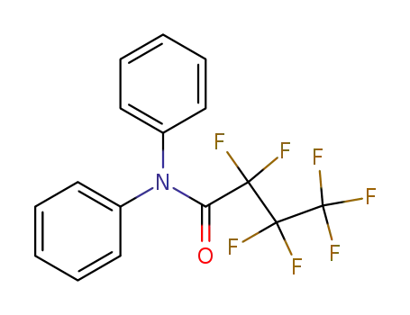 Molecular Structure of 157584-45-7 (2,2,3,3,4,4,4-Heptafluoro-N,N-diphenyl-butyramide)