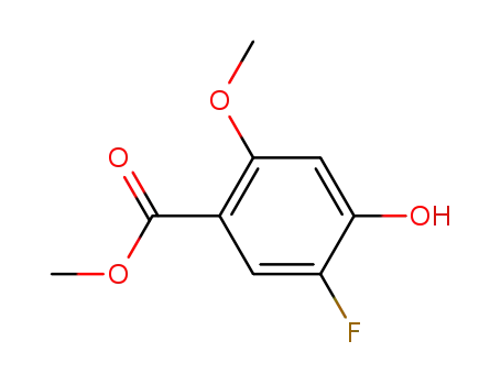 Benzoic acid, 5-fluoro-4-hydroxy-2-methoxy-, methyl ester