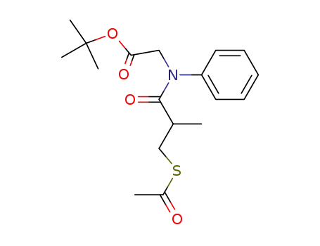 N-(3-acetylthio-2-methylpropanoyl)-N-phenylglycine tert-butyl ester