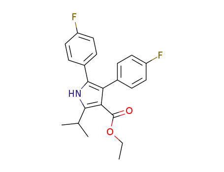 4,5-bis(4-fluorophenyl)-2-(1-methylethyl)-1H-pyrrole-3-carboxylic acid ethyl ester