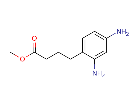 Benzenebutanoic acid, 2,4-diamino-, methyl ester