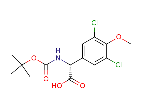 N-(tert-butoxycarbonyl)-(R)-(3,5-dichloro-4-methoxy)phenylglycine