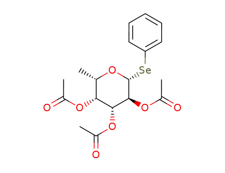 Acetic acid (2R,3S,4R,5R,6S)-4,5-diacetoxy-6-methyl-2-phenylselanyl-tetrahydro-pyran-3-yl ester