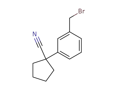 1-<3-(bromomethyl)phenyl>cyclopentanecarbonitrile