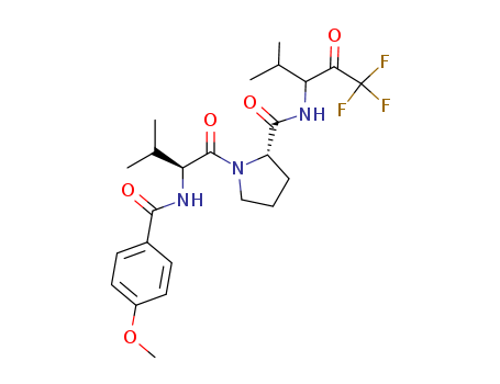(S)-1-[(S)-2-(4-METHOXYBENZAMIDO)-3-METHYLBUTYRYL]-N-[(S)-2-METHYL-1-(TRIFLUOROACETYL)PROPYL]PYRROLIDINE-2-CARBOXAMIDECAS