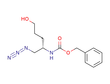 Carbamic acid, [1-(azidomethyl)-4-hydroxybutyl]-, phenylmethyl ester,
(S)-