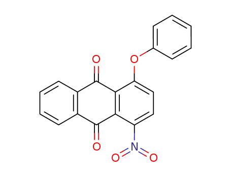 Molecular Structure of 204513-96-2 (1-Nitro-4-phenoxyanthraquinone)