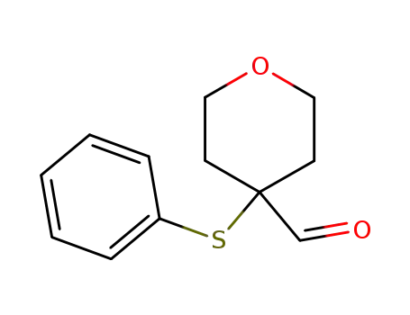 2H-Pyran-4-carboxaldehyde, tetrahydro-4-(phenylthio)-