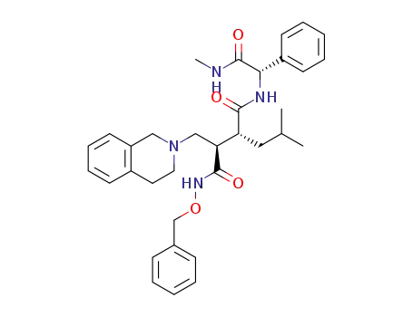(2R,3R)-N<sup>1</sup>-Benzyloxy-2-(3,4-dihydro-1H-isoquinolin-2-ylmethyl)-3-isobutyl-N<sup>4</sup>-((S)-methylcarbamoyl-phenyl-methyl)-succinamide
