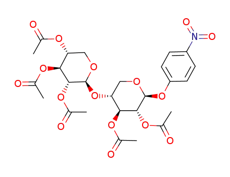 4-nitrophenyl tri-O-acetyl-β-D-xylopyranosyl-(1->4)-2,3-di-O-acetyl-β-D-xyloside