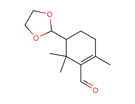 1-Cyclohexene-1-carboxaldehyde, 5-(1,3-dioxolan-2-yl)-2,6,6-trimethyl-
