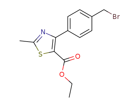 ethyl 4-<4-(bromomethyl)phenyl>-2-methylthiazole-5-carboxylate