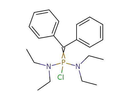 Molecular Structure of 148115-72-4 (bis(diethylamino)chlorophosphonium diphenylmethylide)