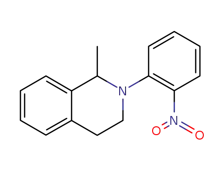 Isoquinoline, 1,2,3,4-tetrahydro-1-methyl-2-(2-nitrophenyl)-