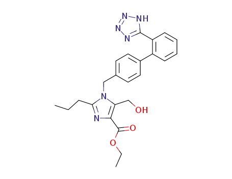 5-Hydroxymethyl-2-propyl-1-[2'-(1H-tetrazol-5-yl)-biphenyl-4-ylmethyl]-1H-imidazole-4-carboxylic acid ethyl ester