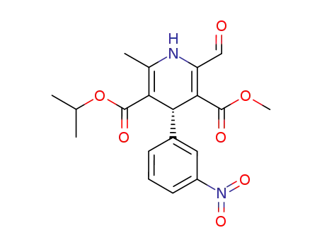 (R)-isopropyl 2-formyl-1,4-dihydro-3-methoxycarbonyl-6-methyl-4-(3-nitrophenyl)-5-pyridinecarboxylate