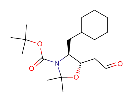 (4S,5S)-3-(tert-butoxycarbonyl)-4-cyclohexylmethyl-5-formylmethyl-2,2-dimethyl-1,3-oxazolidine