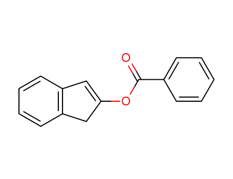 Molecular Structure of 130110-61-1 (Benzoic acid 1H-inden-2-yl ester)