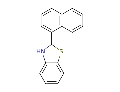 Molecular Structure of 56048-67-0 (2-(naphthalen-1-yl)-2,3-dihydro-1,3-benzothiazole)