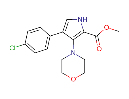3-モルホリノ-4-(4-クロロフェニル)-1H-ピロール-2-カルボン酸メチル