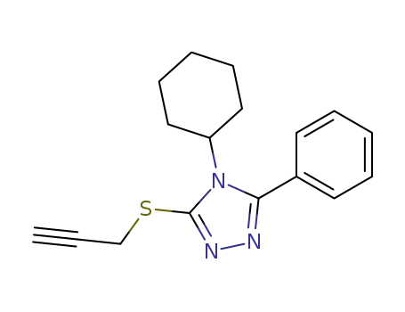 3-(2-propynyl)thio-4-cyclohexyl-5-phenyl-4H-1,2,4-triazole