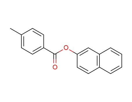 Molecular Structure of 84647-13-2 (2-naphthyl 4-methylbenzoate)