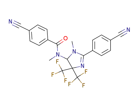 4-Cyano-N-[2-(4-cyano-phenyl)-3-methyl-5,5-bis-trifluoromethyl-4,5-dihydro-3H-imidazol-4-yl]-N-methyl-benzamide