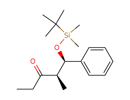 syn-1-((tert-butyldimethylsilyl)oxy)-2-methyl-1-phenylpentan-3-one