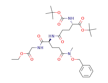(S)-4-[(S)-3-(Benzyloxy-methyl-carbamoyl)-1-(ethoxycarbonylmethyl-carbamoyl)-propylcarbamoyl]-2-tert-butoxycarbonylamino-butyric acid tert-butyl ester