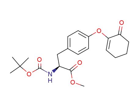 L-Tyrosine,
N-[(1,1-dimethylethoxy)carbonyl]-O-(6-oxo-1-cyclohexen-1-yl)-, methyl
ester