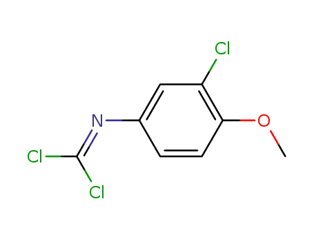 Carbonimidic dichloride, (3-chloro-4-methoxyphenyl)-