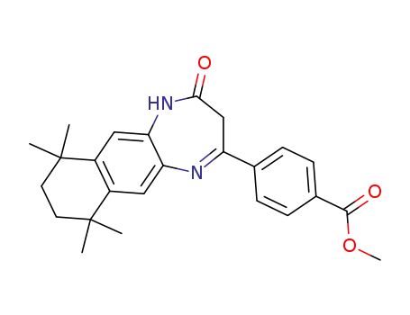 methyl 4-(1H-2,3,7,8,9,10-hexahydro-7,7,10,10-tetramethyl-2-oxonaphtho<2,3-b><1,4>diazepin-4-yl)benzoate