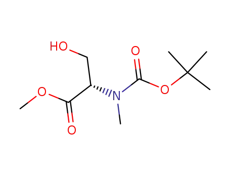 Molecular Structure of 122902-81-2 (Boc-N-Me-Ser-OMe)