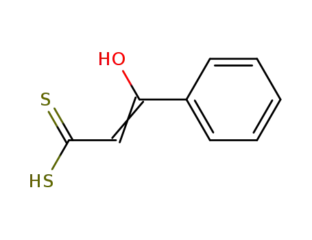 Molecular Structure of 41467-11-2 (2-Propene (dithioic) acid, 3-hydroxy-3-phenyl-)