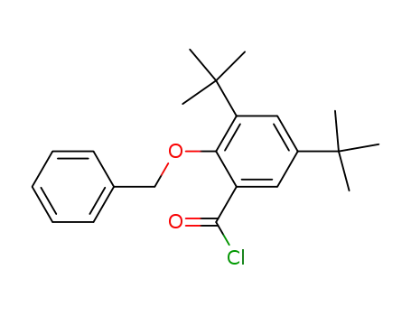 2-benzyloxy-3,5-di-tert-butylbenzoyl chloride