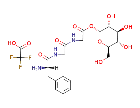 1-O-(L-phenylalanylglycylglycyl)-α-D-glucopyranose trifluoroacetate