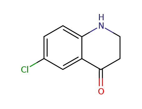 Molecular Structure of 21617-20-9 (6-Chloro-2,3-Dihydroquinolin-4(1H)-One)