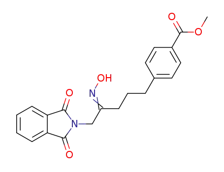 5-(p-carbomethoxyphenyl)-1-phthalimidopentan-2-one oxime