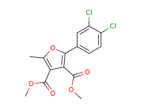 3,4-Furandicarboxylic acid, 2-(3,4-dichlorophenyl)-5-methyl-, dimethyl
ester
