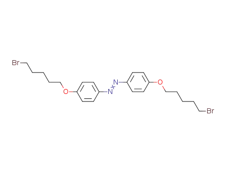 Molecular Structure of 948040-78-6 (Bis-[4-(5-bromo-pentyloxy)-phenyl]-diazene)