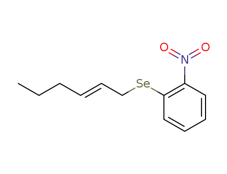Molecular Structure of 190662-67-0 (Benzene, 1-(2-hexenylseleno)-2-nitro-, (E)-)
