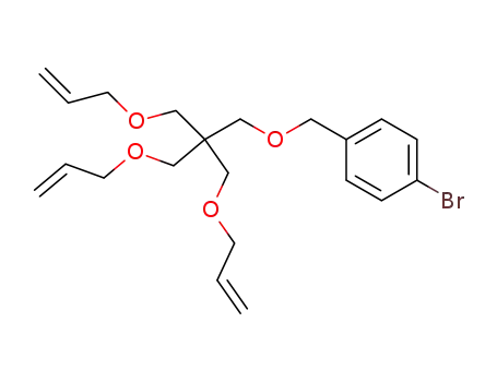 Molecular Structure of 184102-93-0 (1-(3-Allyloxy-2,2-bis-allyloxymethyl-propoxymethyl)-4-bromo-benzene)