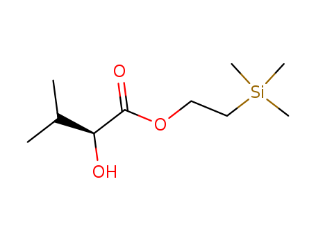 Butanoic acid, 2-hydroxy-3-methyl-, 2-(trimethylsilyl)ethyl ester, (S)-
